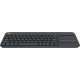 KEYBOARD WITH TOUCH PAD MOUSE  K400 PLUS (920-007145) WIRELESS BLACK